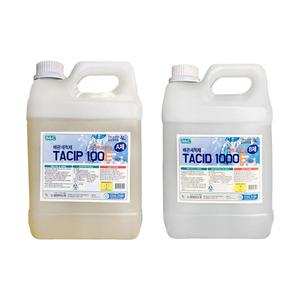 배수구 세정제 TACID-100 TACIL-1000 A B 3.75kg 기름때 오염 하수구 배관 막힘 악취 제거