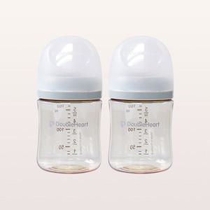 더블하트 모유실감 3세대 PPSU 새벽그레이 160ml 트윈팩