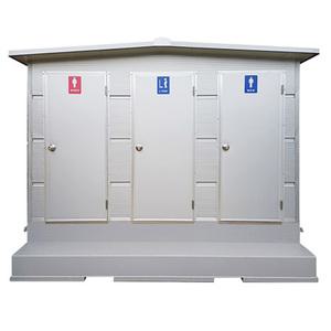 산업현장 재래식화장실 이동식변기 3칸 오물탱크 2200L