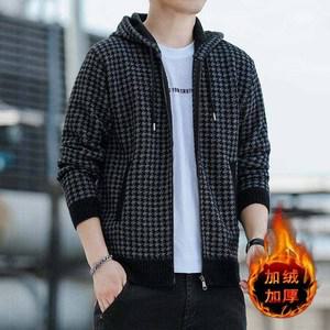 EAMT 남자 집업 가디건 기모 스웨터 후드 도톰 추동 인조밍크 지퍼 재킷 점퍼 EUNG4