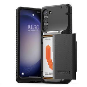 VRS DESIGN 갤럭시 S23 플러스 케이스(2023)용 폰 케이스, 카드 홀더 포함, [Damda Glide Pro] 튼튼한 반자