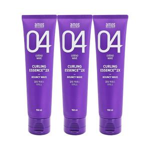 [아모스][amos] 아모스 프로페셔널 헤어 컬링 에센스 2X 150ml 3개