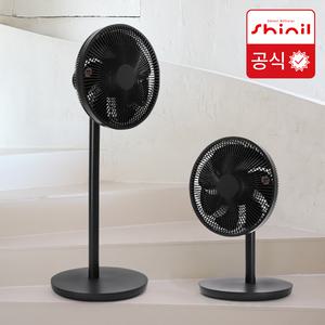 신일전자 12인치 저소음 7엽 가정용 초미풍 스탠드 bldc 선풍기 다크그레이 sif-12hdbk
