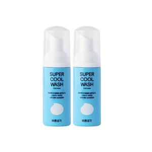 바른생각 슈퍼 쿨 워시 포 맨 50ml, 2개 