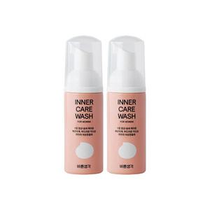 바른생각 여성청결제 이너케어 워시 포 우먼 50ml, 2개
