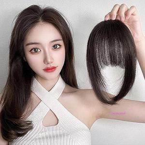 부분가발 옆머리 히메컷 풀뱅 여자 앞머리 사이드뱅 인모 애교머리rst151