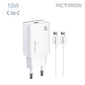 액티몬 10W 가정용충전기 C포트 CtoC 케이블 분리형 2A 5V C타입