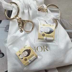 성공 행운 부적 돈다발 키링 인형 키링 시험 가방고리
