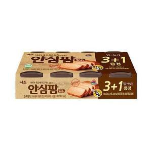 [XBK812K2_47]사조 안심팜 200g x 4캔 3캔 1캔 증정 햄 마트