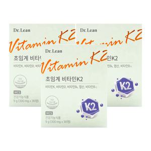 닥터린 초임계 비타민K2 300mg x 30정 x 3박스 /An