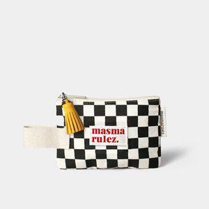 [마스마룰즈]Mini strap pouch _ 체커보드