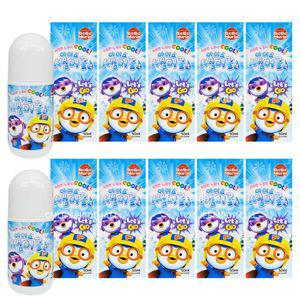 뽀로로 아이스 썸머쿨 액 50ml 10개/물파스 의약외품 벌레물리거나 쏘인경우 유아 어린이