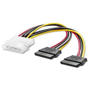 IDE SATA 연장 코드 4 핀-SATA 2 직렬 HDD 전원 어댑터 케이블 하드 드라이브 커넥터 수-암