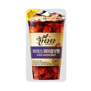 [롯데칠성] 칸타타 아이스커피 헤이즐넛향 230ml x 10팩