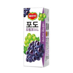 롯데 델몬트 포도 드링크팩 190ml X 32팩 1박스 주스