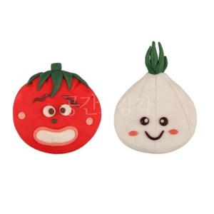 야채 점토 비누 만들기 선물 세트(1인용) DIY 키트 어린이 채소 양파 토마토