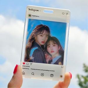 포카 홀더 보관 케이스 열쇠고리 키링 증명사진