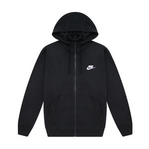 나이키 NSW 클럽 빈칸 기모 후드 집업 블랙 BV2646-010