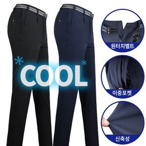 [슈퍼맨]남자 쿨링 골프 등산 작업복 여름_키퍼B체크바지
