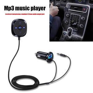 자동차 CD MP6 MP3 플레이어 블루투스 음악 수신기 Usb 충전기 스테레오 3.5mm