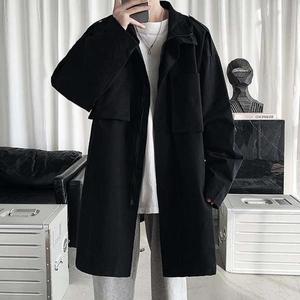 [HYIJUVB1_4B]베이직 남성트렌치코트 자켓 봄가을 데일리