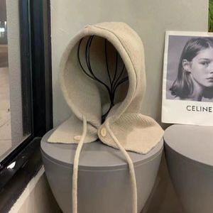 바리클라바 여성 넥워머 후드 니트 모자 겨울 바라클라바 방한 야외 따뜻한 보온 비니