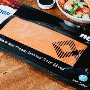 8시간훈연 프리미엄 훈제송어 슬라이스 600~700g내외(steelhead salmon)