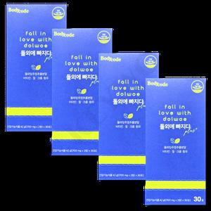 모비타 돌외잎주정추출분말 돌외에 빠지다 플러스+ 700mg x 2정 x 30포 x 4박스 4개월분