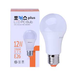 벌브램프 포커스PLUS 12W 전구색 LEDELRED12N-LOS(A)