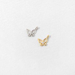 비즈아이 [7236-03]큐빅펜던트 미니나비 6x9mm ,1개