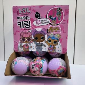 LOL 반짝이는 랜덤 키링 24개 1박스 서프라이즈 선물
