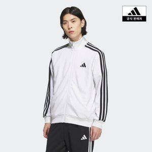 [아디다스](의정부점)[아디다스코리아공식] 3S 레귤러 핏 더블니트 트랙 재킷 [JV6979]