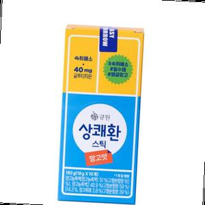 상쾌한스틱 망고맛 18 0g x 10포 1개 숙취해소 회식 필수템 큐원 음주 술자리