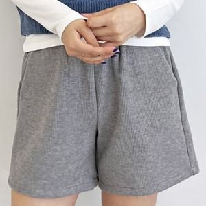 골덴 캐주얼 여자 여성 일상 기본 베이직 데이트 코듀로이 일상 바지 밴딩 가을 겨울 반바지 데일리 컬러
