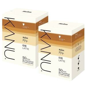 카누 라떼 커피 13.5g x 50스틱 x 2박스 카페 브런치