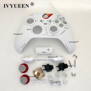 IVYUEEN Xbox 시리즈 X S 코어 컨트롤러 스타 쉘 케이스 커버 교체 ABXY LB RB 트리거 버튼 전면 페이스플