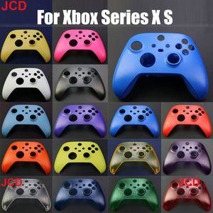 Xbox 시리즈 X S 게임 컨트롤러용 교체 플라스틱 하우징 커버 쉘 고품질 전면 케이스 16 색