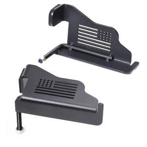 1997-2006 지프 TJ 랭글러 외장 도어 힌지 풋 페그 받침대 페달용 수케미치 블랙 스틸 프론트 - 1쌍 미국 국기
