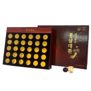 홍삼대환 3.75g x 30환 6년근홍삼 작약뿌리 비수리 참당귀뿌리 감귤껍질 감초 계피 복분자 홍삼 당귀
