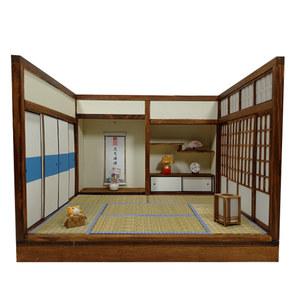 1/12 Ob11 Bjd 인형 집 일본 건축자 미니어처 빌딩 키트 가구 조명 DIY 별장 카사 장난감 선물