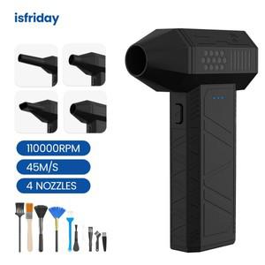 110000 RPM 자동차 전기 공기 먼지 떨이 X3 미니 터보 폭력 팬 3 속도 자동차 키보드에 대 한 충전식 슈퍼