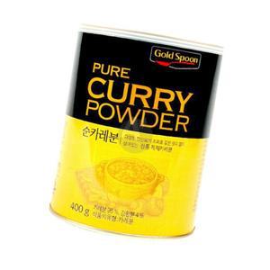 한국 에스비 골드스푼 순 카레분 400g 커리 분말？업소용 식자재 식재료 대용량 식당용 단체 급식용