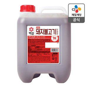 [CJ제일제당][본사배송][대용량] 백설 매콤돼지불고기양념장 10kg