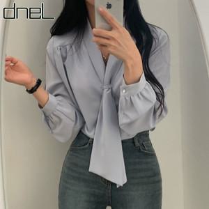 [드넬] 차르르타이블라우스DWB52084A