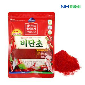 [영월농협] 동강마루 청결 고춧가루 비단초 200g(팩)