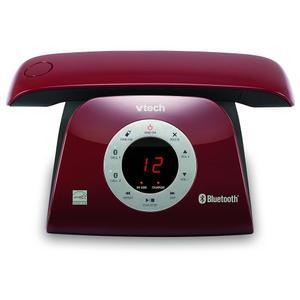 VTECH VS122-16 레트로 디자인 무선 전화기: 블루투스 셀에 연결 통화 차단 응답 시스템 전이중 스피커폰 5