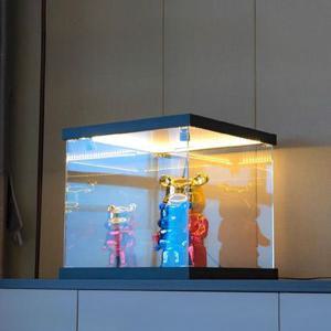 케이스 조명 피규어 아크릴 램프 50cm 전시 대형 led 회전 화이트 건담 디스플레이