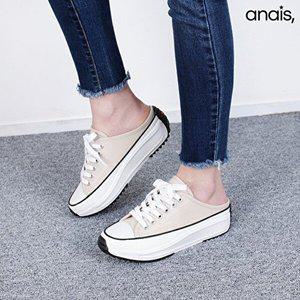 [아나이스]국내제작 캔버스 통굽 스니커즈뮬 4cm_25S081 [무료배송]