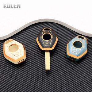 키케이스 TPU 자동차 리모타 커버 케이스 포브 BMW 시리즈 X3 X5 Z3 Z4 E38 E39 E46 E83 M5 325i 패션 키리스 거치대 키체인