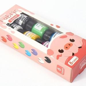 [하프클럽/셀러허브_여성트랜드패션]의류용물감 8색 20ml 패브릭물감 옷염색